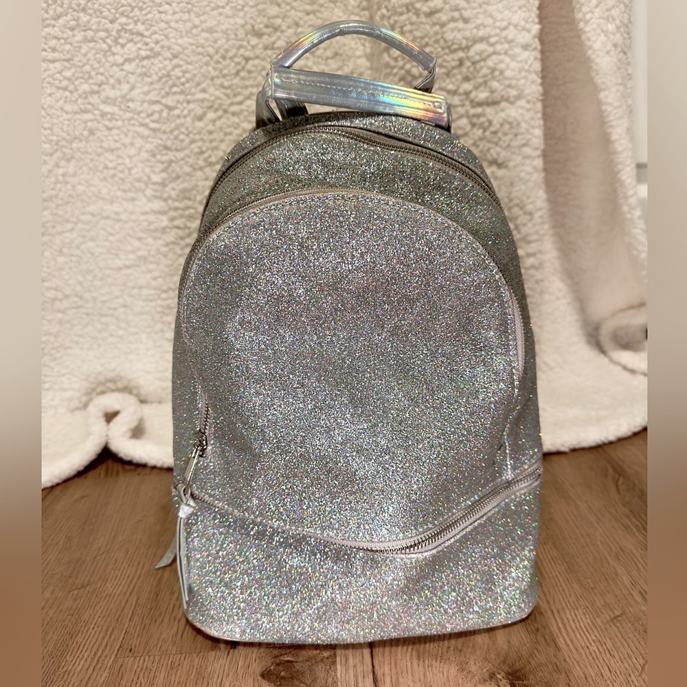 Glitter Grey Backpack